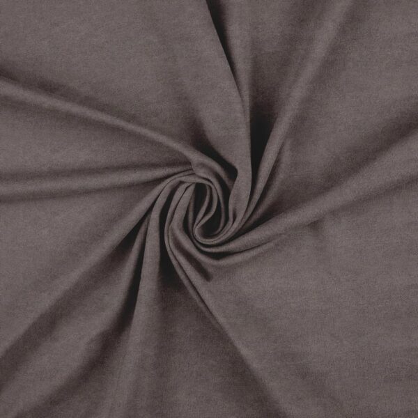 Faux suede in anthracite laid in soft folds