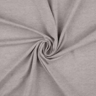 Faux suede in grey laid in soft folds
