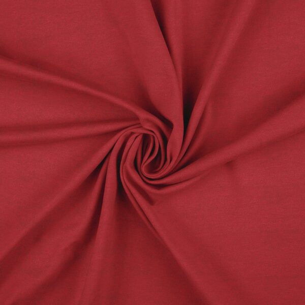Faux suede in burgundy laid in soft folds