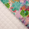 Quilt muslin with colourful flowers – woven quilt 365 g/m²