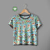 Kalve med spand, digitalprint jersey syet som T-shirt til børn
