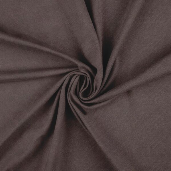 Upholstery velour in mid grey arranged in soft folds