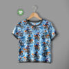 Ræve på BMX, digitalprint jersey syet som T-shirt til børn