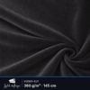Velour grafiitti, leveys ja paino