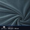 Velour farkunsininen, leveys ja paino