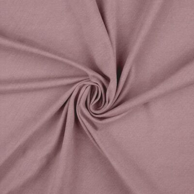 Velour i rosa lagt i bløde folder
